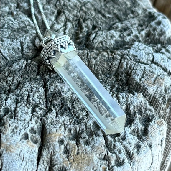 Crystal Point Necklace - Picture 3 of 16